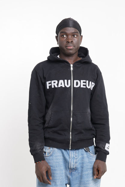 FRAUDEUR SWEATER  BLACK